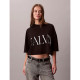Calvin Klein Γυναικεία κοντομάνικη μπλούζα Cropped Graphic Logo T-shirt